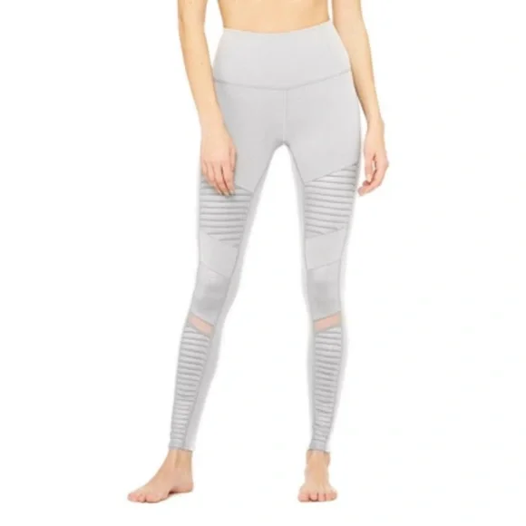 Alo High Waist Moto Legging. Gently worn size M - Picture 1 of 6